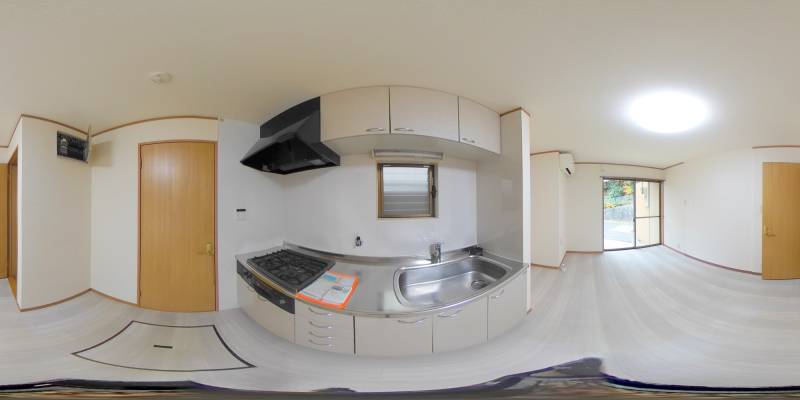 パノラマ画像キッチン