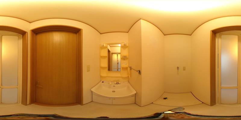 パノラマ画像洗面所