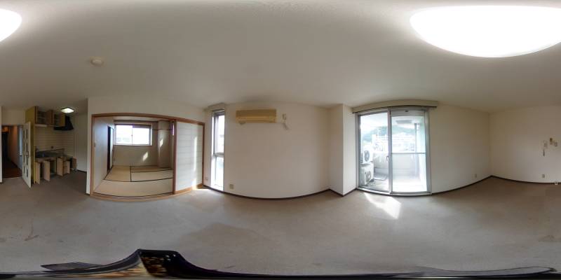 パノラマ画像リビング