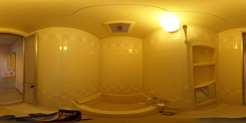 パノラマ画像バスルーム