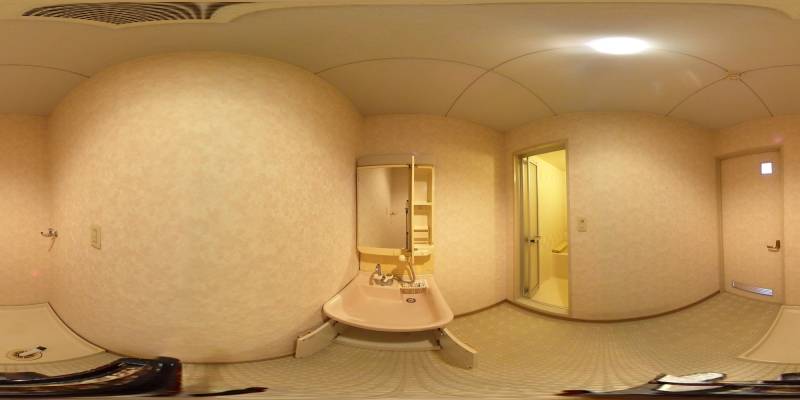 パノラマ画像洗面所