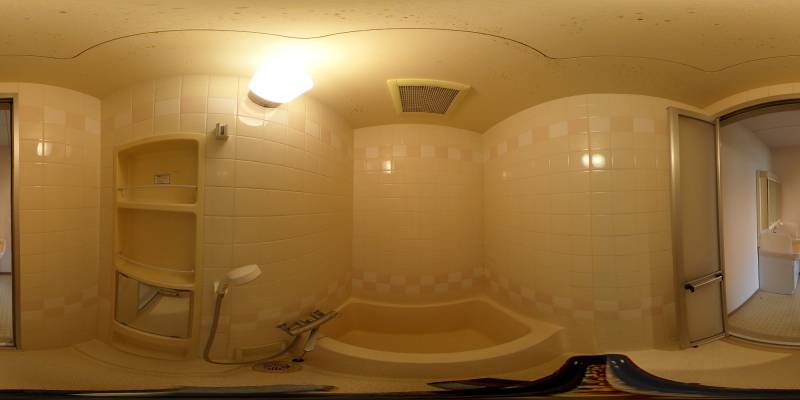 パノラマ画像バスルーム