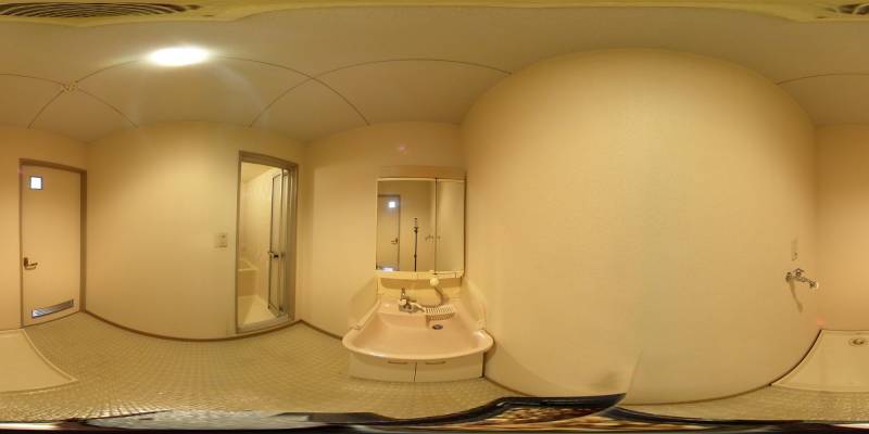 パノラマ画像洗面所