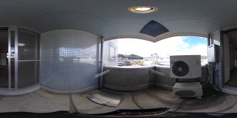 パノラマ画像バルコニー