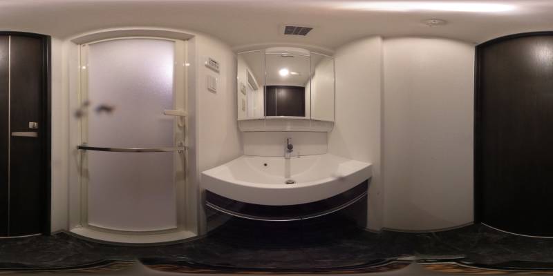 パノラマ画像洗面所