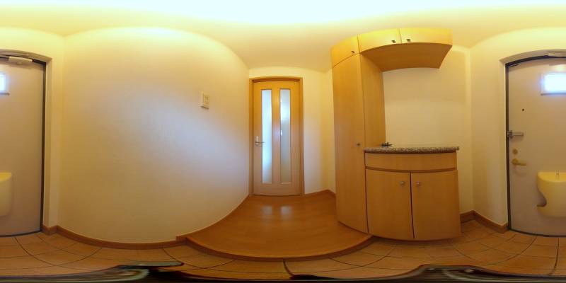 パノラマ画像玄関