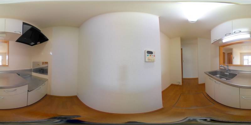 パノラマ画像キッチン