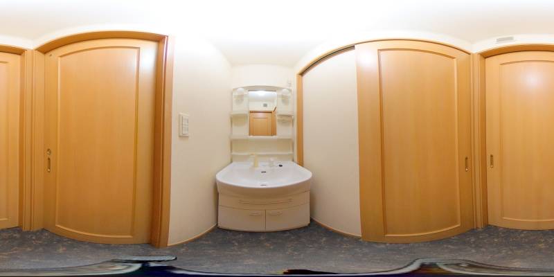 パノラマ画像洗面所