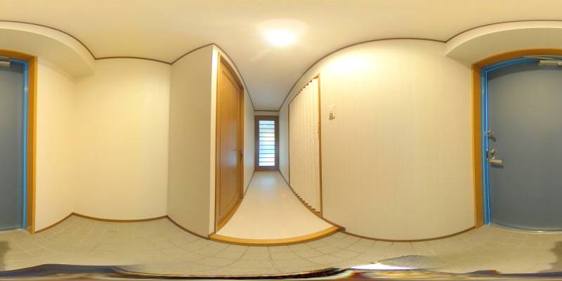 パノラマ画像玄関