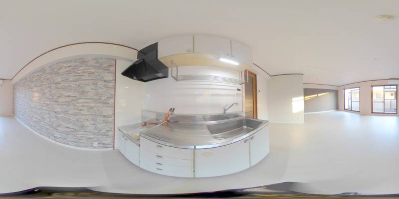 パノラマ画像キッチン