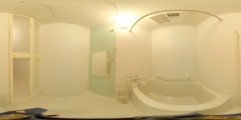 パノラマ画像バスルーム