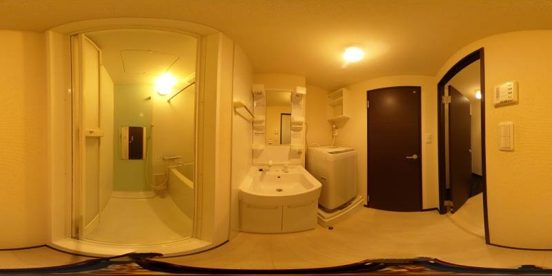 パノラマ画像洗面所