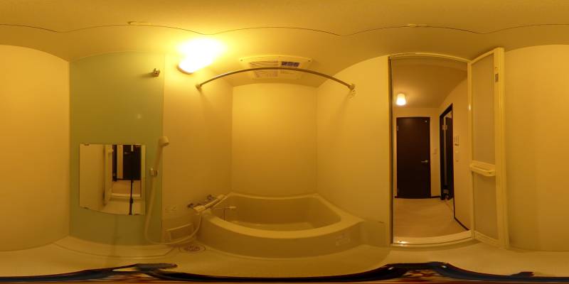 パノラマ画像バスルーム