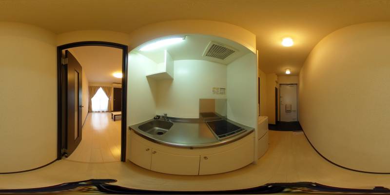 パノラマ画像キッチン