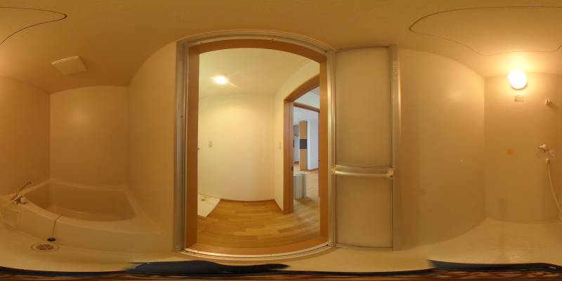 パノラマ画像バスルーム