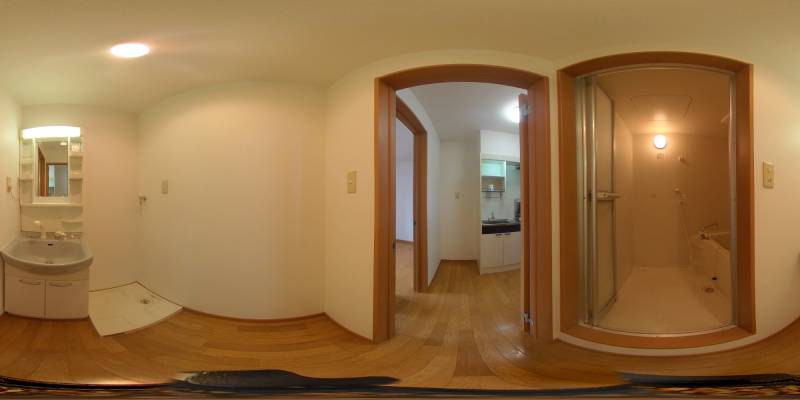 パノラマ画像洗面所