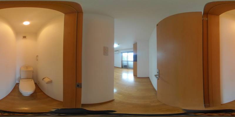 パノラマ画像トイレ