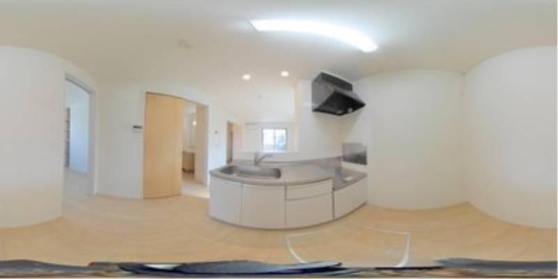 パノラマ画像キッチン