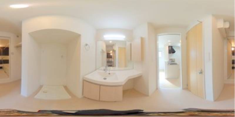 パノラマ画像洗面所