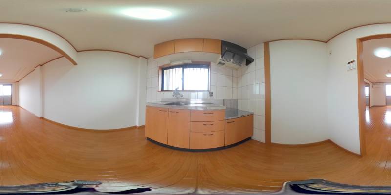 パノラマ画像キッチン