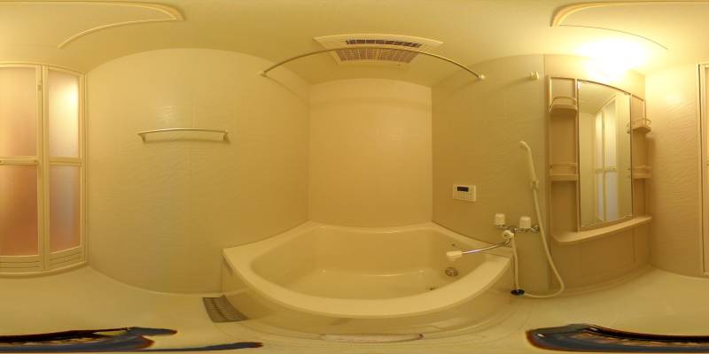 パノラマ画像バスルーム