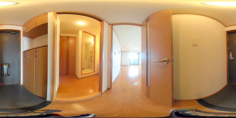 パノラマ画像玄関