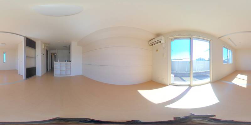 パノラマ画像リビング