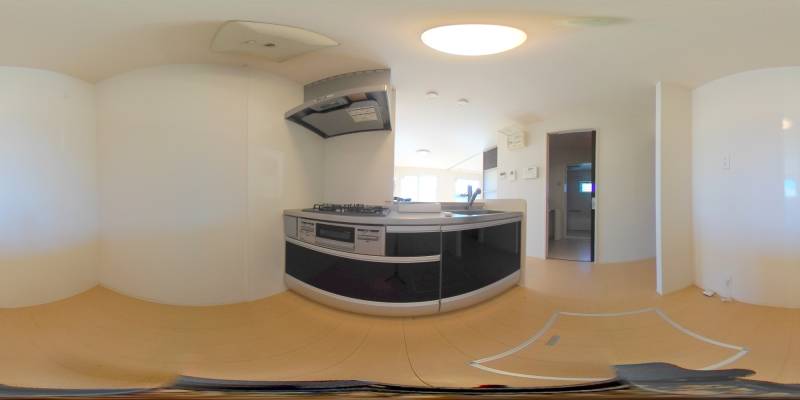 パノラマ画像キッチン