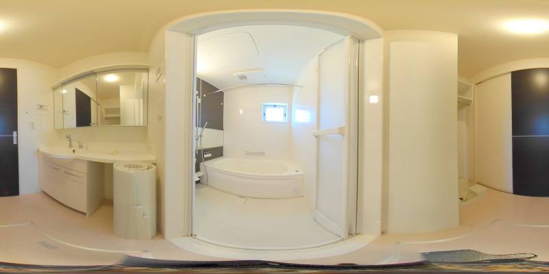 パノラマ画像洗面所