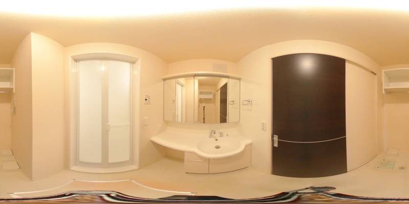 パノラマ画像洗面所