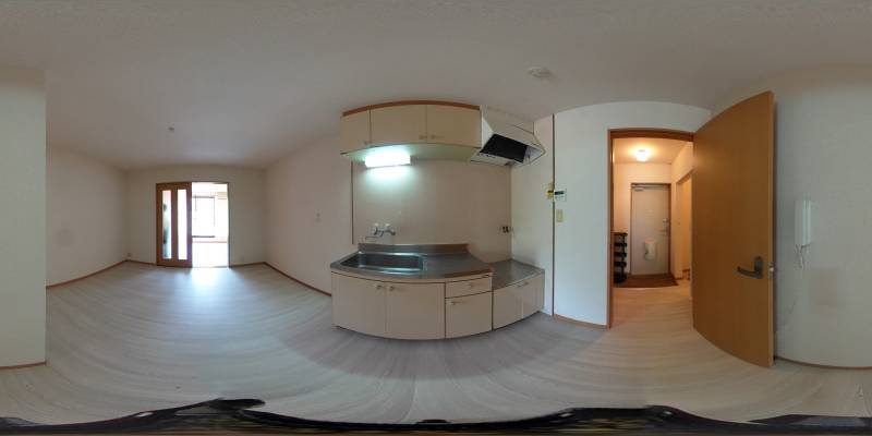 パノラマ画像キッチン