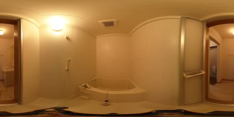 パノラマ画像バスルーム