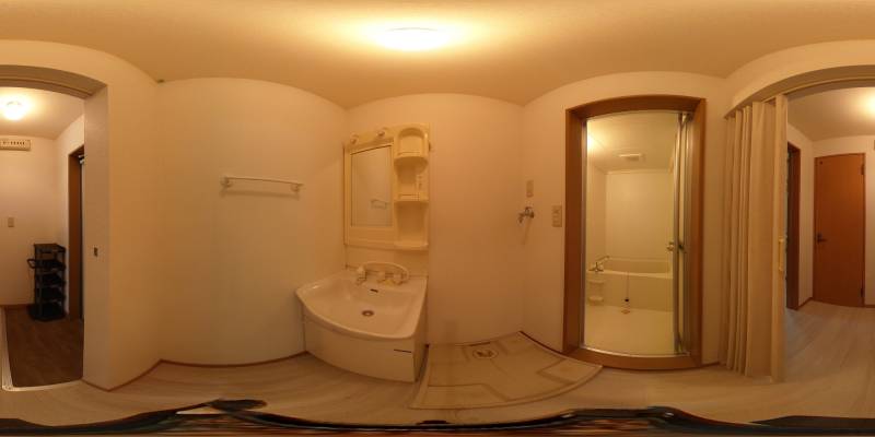 パノラマ画像洗面所