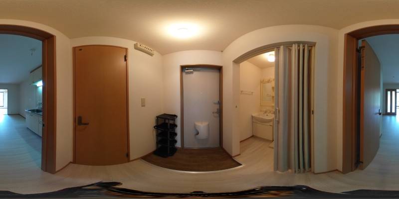 パノラマ画像玄関