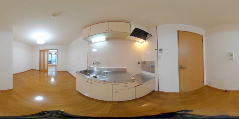 パノラマ画像キッチン