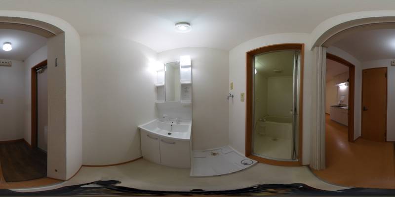 パノラマ画像洗面所