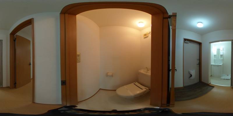 パノラマ画像トイレ