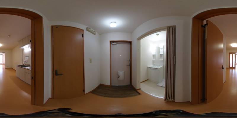 パノラマ画像玄関