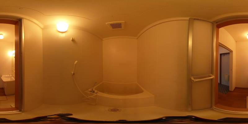 パノラマ画像バスルーム