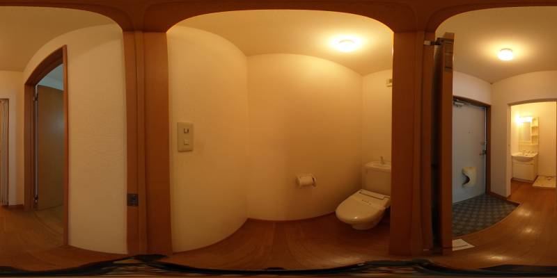 パノラマ画像トイレ