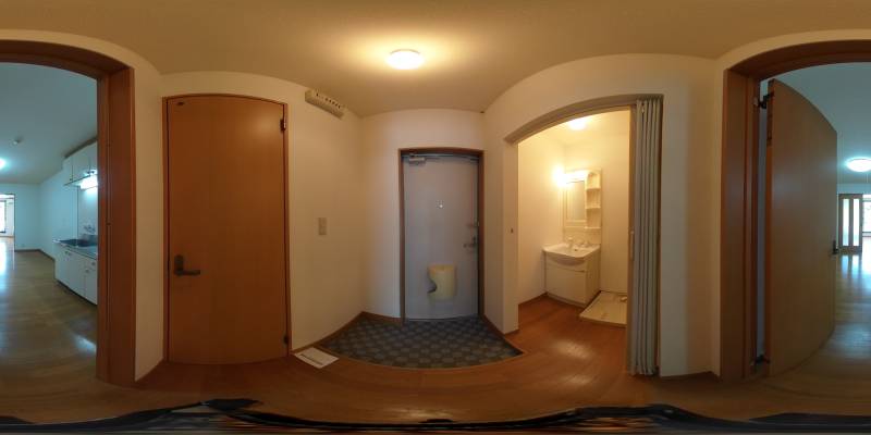 パノラマ画像玄関