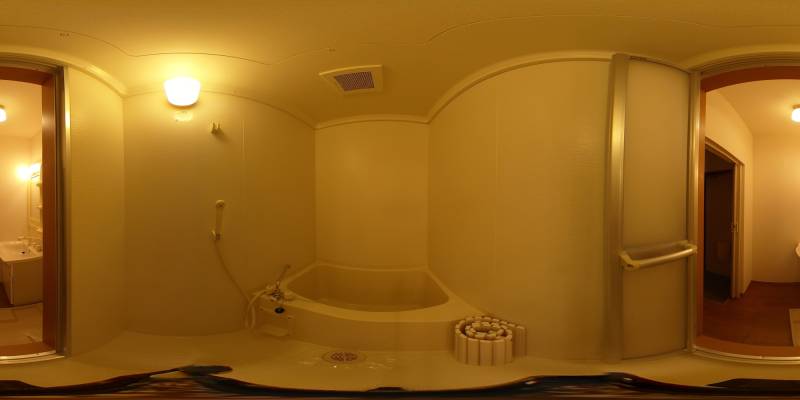 パノラマ画像バスルーム