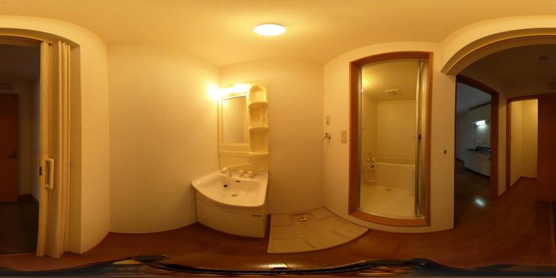 パノラマ画像洗面所