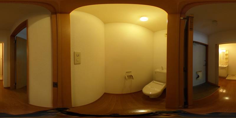 パノラマ画像トイレ