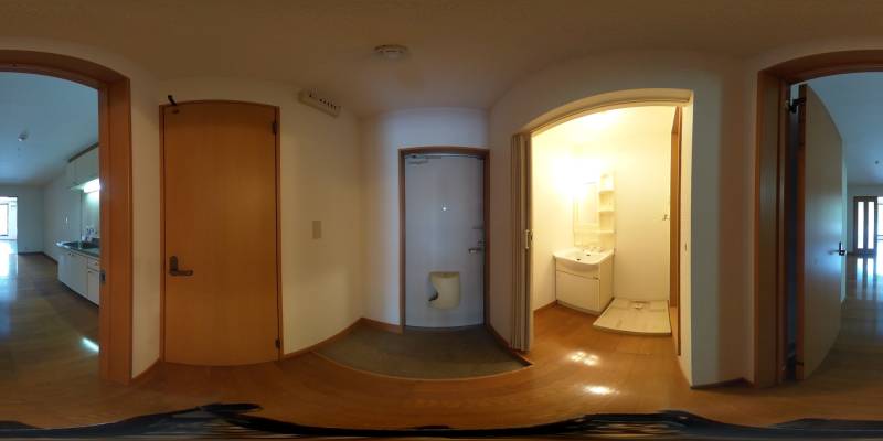 パノラマ画像玄関