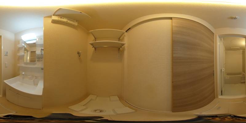 パノラマ画像洗面所