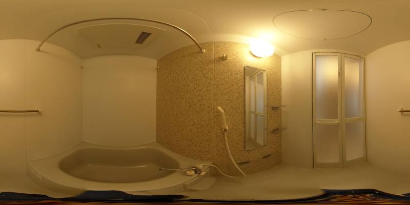 パノラマ画像バスルーム