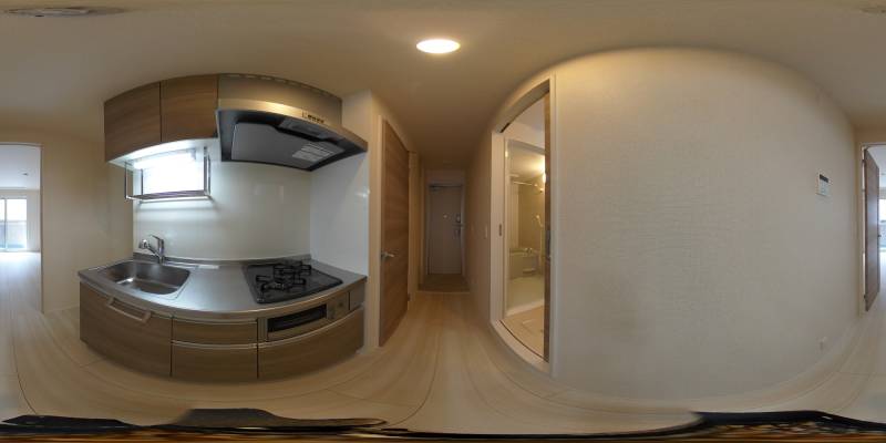 パノラマ画像キッチン