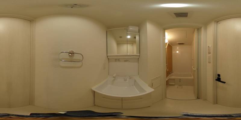 パノラマ画像洗面所