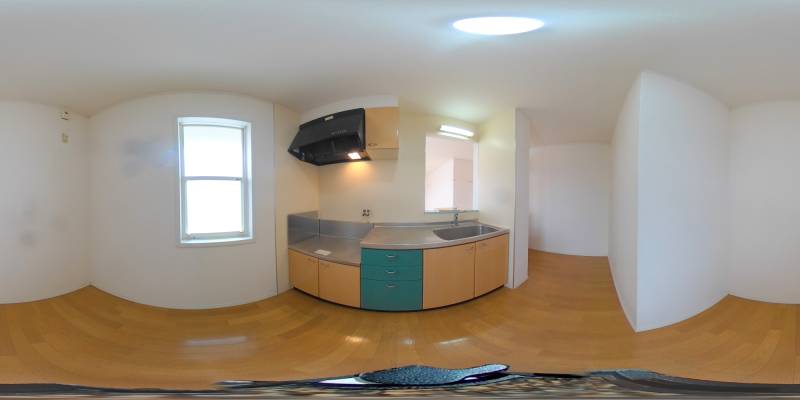 パノラマ画像キッチン